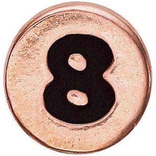 Christina Collect rosa forgyldt 925 sterling sølv  Lille rosa forgyldt sølv dot med 8, model 603-R-8